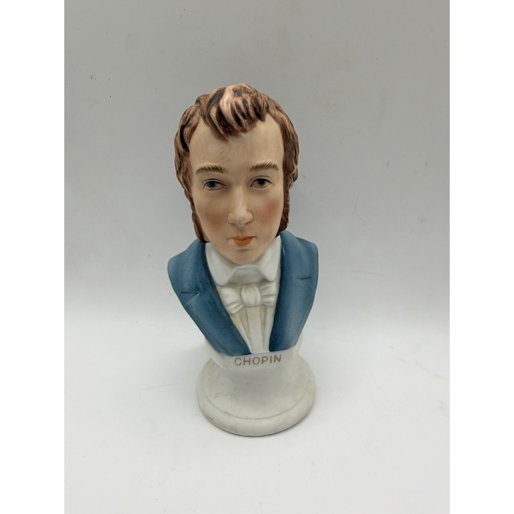 Lefton Chopin Bust  KW1166 Composer Hand Painted ~ Frederic Chopin
